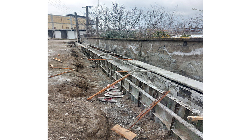 شروع اجرای کانال هدایت آبهای سطحی